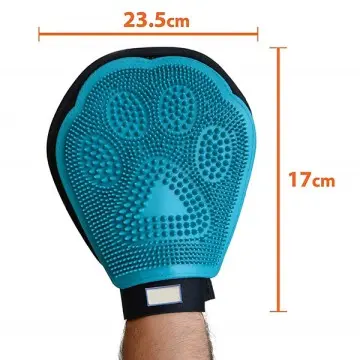 3-in-1 Dog Grooming Glove Pet Hair Remover Mitt, Pet Grooming Kit, cat and Dog Washing Glove
