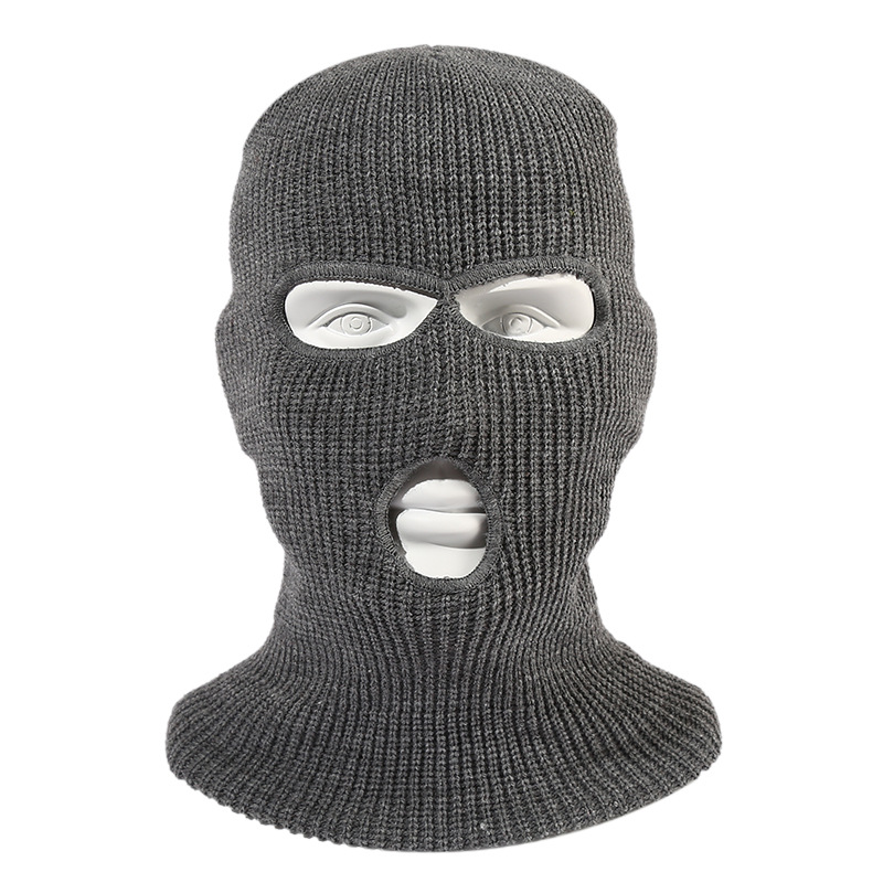 Knitted Full Face Cover Ski Neck Gaiter Winter Balaclava