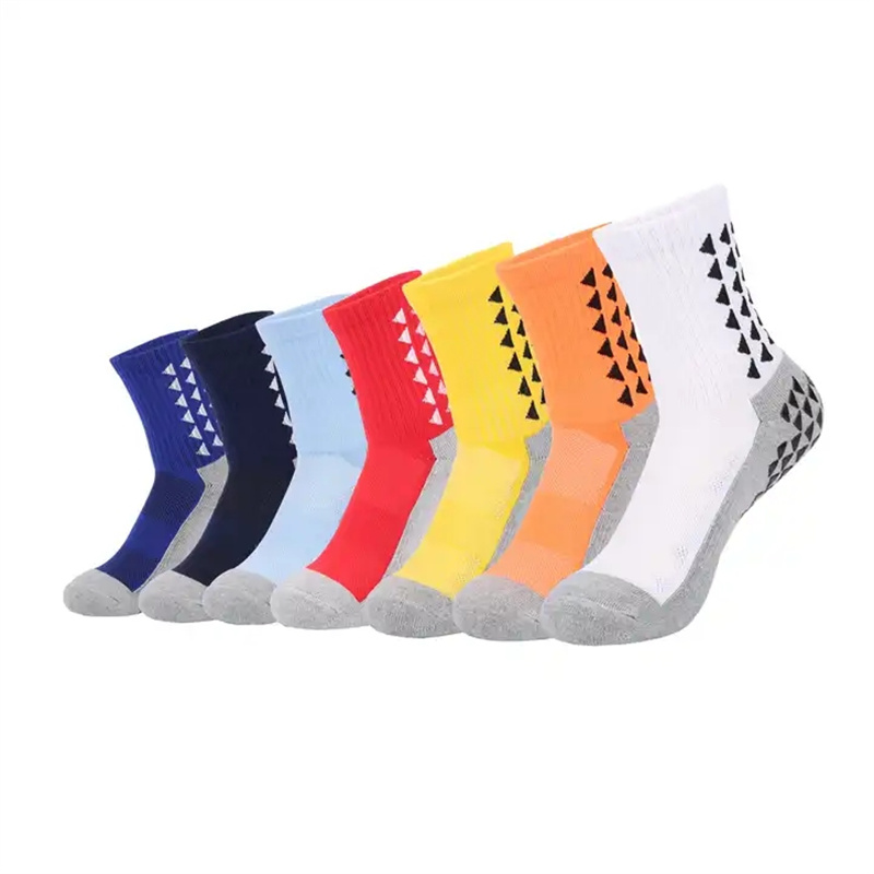 Basketball Socks Non-Slip Soccer Grip Socks Cushioned Athletic Crew Sports Socks-product