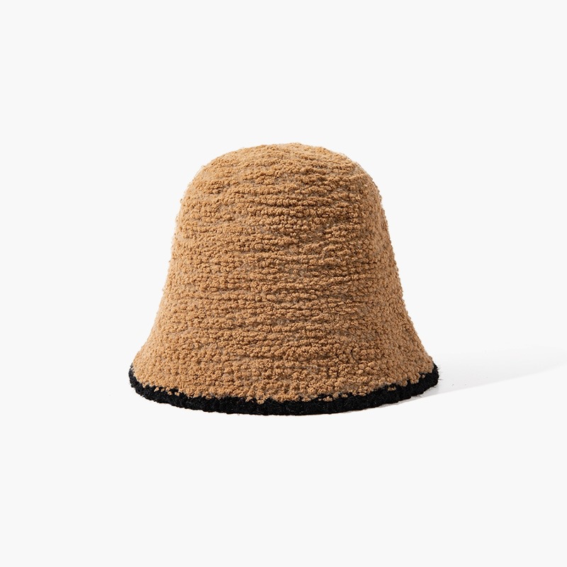 Winter Plush Bucket Hat Fisherman Hats for Women