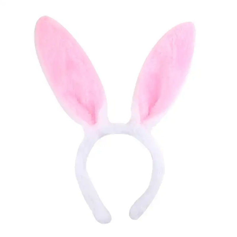 Ear Headbands Rabbit Ear Plush Hair Bands Cute Hair Hoop Hair Accessories Easter Party Headwear Gift-product