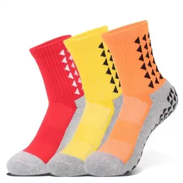 Basketball Socks Non-Slip Soccer Grip Socks Cushioned Athletic Crew Sports Socks