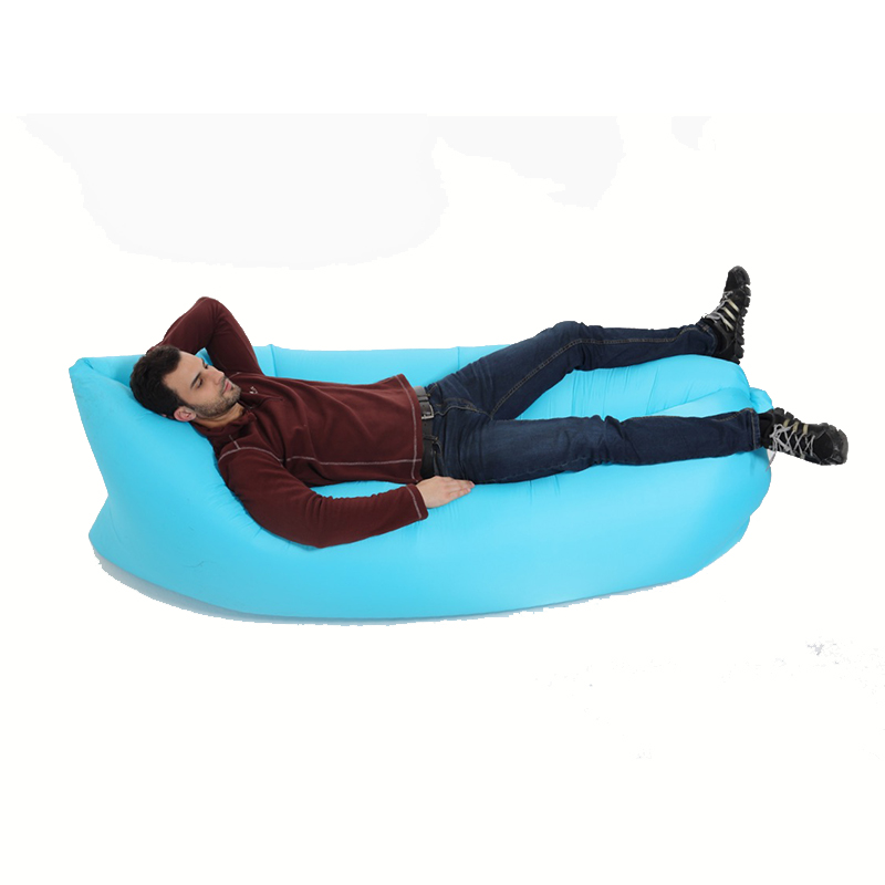 Portable Inflatable Lazy Air Sofa Bed Tanning Beach Hammock Camping Gifts Accessories Sleeping bag-product