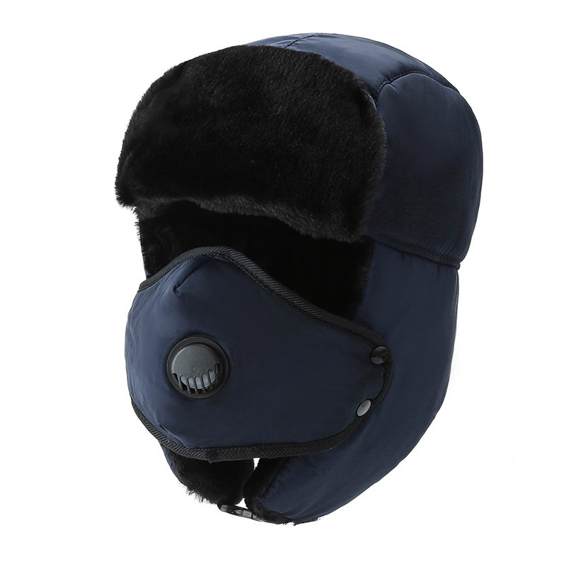 Winter Ski Hat with Winter Ear Flap and Ski Windproof Mask-product